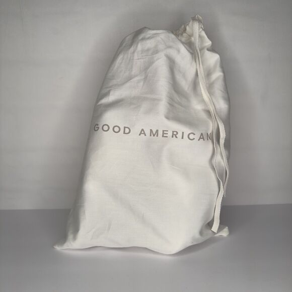 Good American GA077T Size US 9.5 Cinder-f*cking-rella Wedge White Terry Heels - Picture 10 of 10